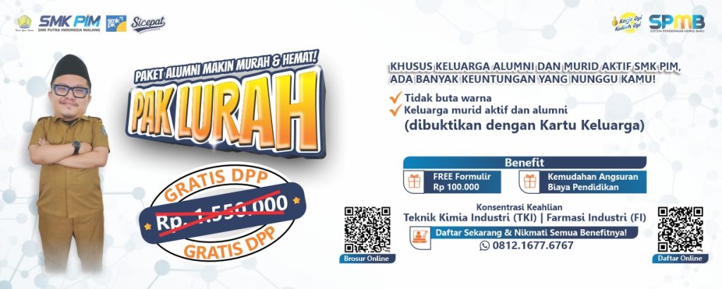 SPMB SMK PIM Jalur pak Lurah